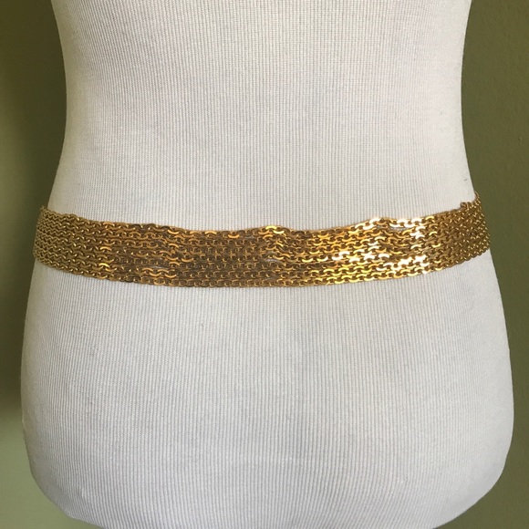 Chanel Authentic Logo  Chain Plate Belt. - Picture 7 of 13